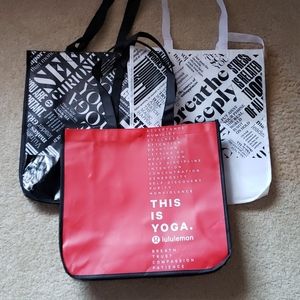 Lululemon Large Reusable bags